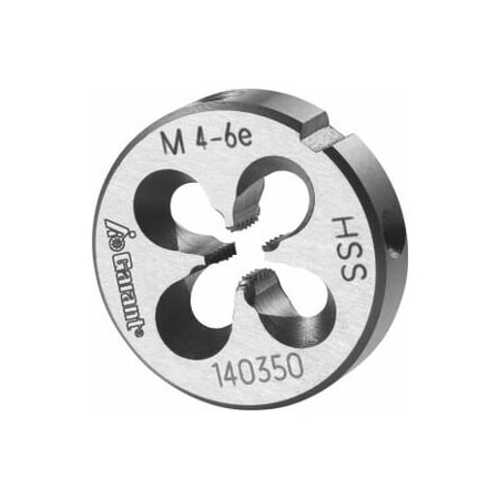 Garant M4X0.7 HSS Round Die, Closed/Pre-Slit Form 140350 M4
